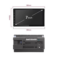 Système de navigation automobile Android tout-en-un 7/9/10,1 pouces TS6 avec caméra de recul, CarPlay, connexion USB, tableau de bord, garantie 1 an - Modèle Ram