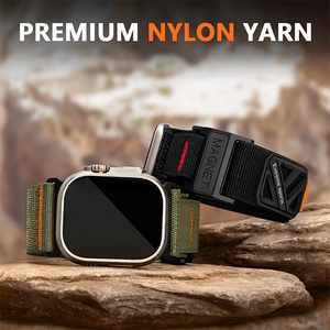 Nueva Correa de Nailon con Hebilla Magnética para <span class=keywords><strong>Apple</strong></span> <span class=keywords><strong>Watch</strong></span>, Correa Deportiva para Reloj Inteligente para <span class=keywords><strong>Hombre</strong></span>, Accesorios para Exteriores - Product Image 6