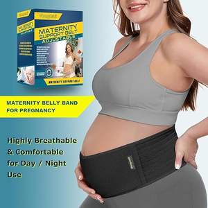Cinto De Maternidade Gravidez Belly Band Voltar Suporte Abdominal Binder Voltar Brace Aliviar Voltar Pélvica Quadril Dor - Product Image 4