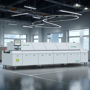 Nouveau four de refusion KTR-1000 à 10 zones avec moteur PLC, pompe à engrenages et roulement, atmosphère d'azote 220V, assemblage OEM - Product Image 1