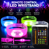 Bracelet LED lumineux interactif personnalisé pour le contrôle des foules, changeant de couleur, pour les stades et les spectacles, de la marque Longstargift