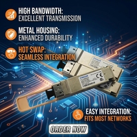 Émetteur-récepteur optique Finisar FTL4C1QE2C 40GBASE-LR4 QSFP+ 10km 1310nm CWDM SMF