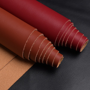 Hot Selling New Nappa <strong>PU</strong> Faux <strong>Leather</strong> Cow <strong>Leather</strong> in Many Colors Waterproof for Shoe &amp; Handbag Production with Finished Pattern - Product Image 2