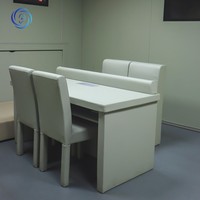 Ensemble complet de protection souple anti-collision en mousse nano imperméable pour table, chaise, lit et toilettes pour salle d'examen médical