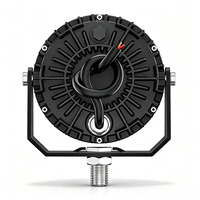 Phare de travail LED rond de 5 pouces à faisceau spot pour Jeep Wrangler, éclairage de toit tout-terrain