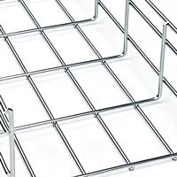 Plateau porte-câbles en treillis métallique galvanisé en acier au carbone, antirouille, pour la pose de câbles dans les applications industrielles et la câblage intégré en usine