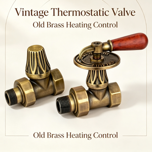 <span class=keywords><strong>Valvola</strong></span> di Controllo Radiatore in Ottone Artigianale Premium Stile Antico, Filettatura Esterna 1/2'' per Radiatori, <span class=keywords><strong>Valvola</strong></span> di Chiusura per Riscaldamento, Fornitura all'Ingrosso - Product Image 2