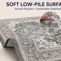 Tapis moderne en peluche épaisse, couleur unie, écologique, doux au toucher, adapté aux animaux domestiques, pour la cuisine, la salle à manger, la chambre à coucher