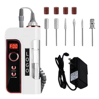 Perceuse à ongles électrique professionnelle 35000 tr/min Rechargeable manucure perceuse à ongles stylo appareil pour manucure polisseuse à Gel pour ongles