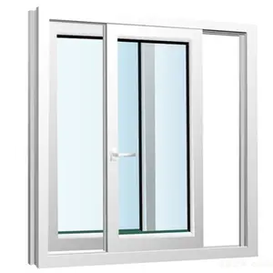 Alta qualidade vinil revestido upvc janelas e portas deslizantes pvc janela preço