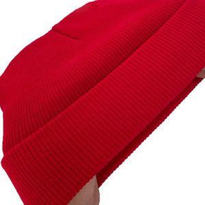 Breathable <b>Waterproof</b> Winter Travel Unisex High Quality Warm Plain Dyed <b>Beanie</b> Hat OEM & ODM Custom Logo Knitted <b>Beanie</b> Hat - Product Image 3