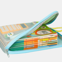 Bolsa de Malla con Cierre para Documentos A4, Bolsa de Malla Personalizada Resistente, Bolsas de Malla de Almacenamiento Multicapa con Ranura para Tarjeta de Identificación y Logotipo