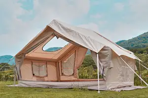 Tente gonflable en tissu Oxford d'une chambre à coucher pour le camping et les voyages