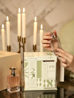 Caja de Perfumes Personalizada para Calendario de Adviento, Caja de Regalo de Cartón con 25 Compartimentos, Estilo Cajón para Maquillaje y Cosméticos, Caja de Embalaje para Lápiz Labial