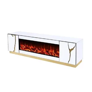 China wholesale furniture supplier electric fireplace with heater popular living room furniture series