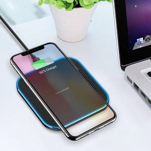 Hot Selling Universal Wireless Mobile Phone <b>Chargers</b> Support Custom Logo 15W Fast Wireless Charging Pad <b>Chargers</b> - Product Image 6
