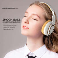 Écouteurs sans fil pliables H7 Bass Surround Sound HIFI True Stereo pour le sport et le gaming, intra-auriculaires