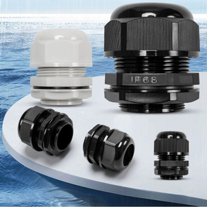 Pasacables <span class=keywords><strong>de</strong></span> Plástico/<span class=keywords><strong>Nylon</strong></span> PG7/9/11/13.5 M12/16/18/20 <span class=keywords><strong>de</strong></span> 1/2 Pulgada, Impermeables IP68, Tipo PG, con Imagen <span class=keywords><strong>de</strong></span> Tamaño - Product Image 3