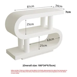 Tavolo Console Livingplus in MDF, Colorato e Moderno, Stile Lusso Leggero per <span class=keywords><strong>Ingresso</strong></span>, Soggiorno e <span class=keywords><strong>Arredamento</strong></span> Alberghiero - Product Image 1