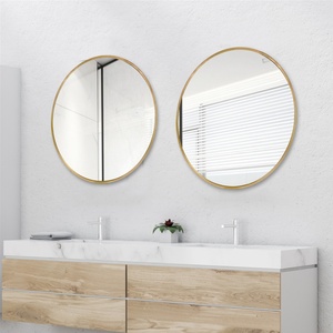 Best Price Low MOQ Aluminum Alloy Round <b>Frame</b> <b>Mirror</b> Wall Decor - Product Image 6