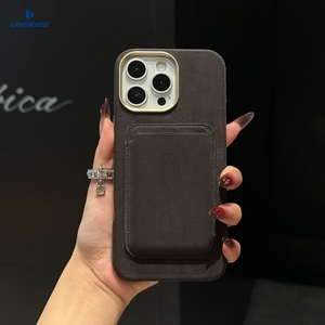 Leather Wallet case Manufacturer for <strong>iphone</strong> 17 Pro Max case with Card Holder for <strong>iphone</strong> 17 Suede case - Product Image 5