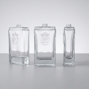 Botellas de Vidrio Cuadradas con Cabeza de León en Relieve, Base Gruesa y Transparente, para Whisky, <span class=keywords><strong>Vodka</strong></span> y Brandy, Venta al Por Mayor - Product Image 5