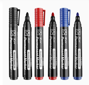 <span class=keywords><strong>Pennarello</strong></span> Permanente Multicolore a Basso Prezzo con Inchiostro Resistente all'Acqua, <span class=keywords><strong>Punta</strong></span> Piatta <span class=keywords><strong>Media</strong></span> per Scrivere su Carta, Larghezza 2mm - Product Image 1