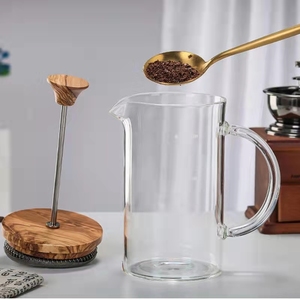 Offre Spéciale 400 ML verre Borosilicate presse française cafetière accessoires de <span class=keywords><strong>cuisine</strong></span> portables pour thé café jus Offre Spéciale <span class=keywords><strong>cuisine</strong></span> - Product Image 6