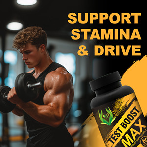 Private Label Test Boost Max Capsules Natural Herbal Vegtarian Capsule Supports Energy Focus Muscle Function Dietary <b>Supplement</b> - Product Image 3