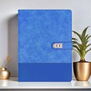 High Quality A5 Hardcover Luxury <b>Diary</b> Notebook Pen Set Fabric/PP Cover Saddle Stitching Custom Printing Customizable Features - Product Image 2