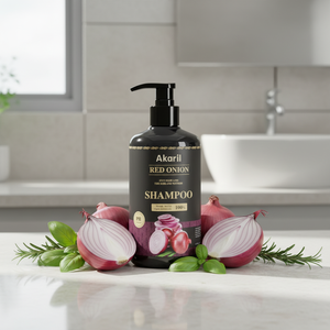 Champú <span class=keywords><strong>para</strong></span> <span class=keywords><strong>el</strong></span> Crecimiento del Cabello con Cebolla Roja Akaril 500ml, Anticaída, Voluminizador, Fórmula Vegana en Crema, Nutritivo y Antifúngico - Product Image 6