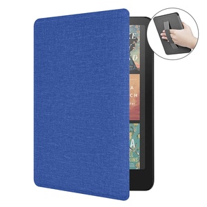 Étui en PU mince au design personnalisé pour <span class=keywords><strong>Kindle</strong></span> Colorsoft 7 pouces 2024 12e génération tout nouveau étui <span class=keywords><strong>Kindle</strong></span> Paperwhite Sleep Cover avec sangle - Product Image 1