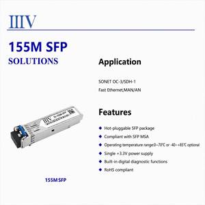 SFP模块 155M 1310nm 40KM 双端口 LC SMF 光纤收发器 兼容快速以太网交换机 OEM 支持 3 年保修 - Product Image 6