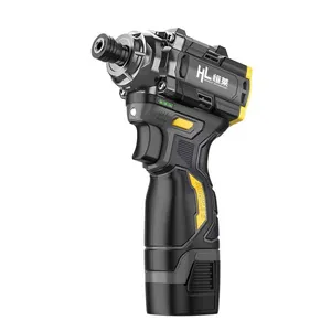 HENGLAI Novo design e fabricação De Lítio Ferramentas Elétricas Brushless Cordless Impact Driver Broca Handheld Chave De Fenda Elétrica