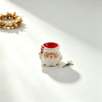 Pot à biscuits en porcelaine en forme de bonhomme de neige, motif gants et écharpe rouges, couvercle hermétique, pot de rangement saisonnier pour collations de Noël, pour étagère de maison