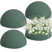 Mini autocollants floraux en résine phénolique PP en forme de dôme pour bouteille de vin rouge, arrangement floral, décoration de fleurs fraîches, décoratif