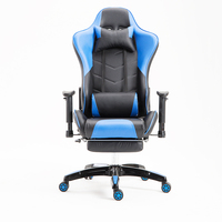 Chaise de bureau pour ordinateur avec base en nylon peint, inclinable à 180 degrés, siège réglable, chaise de jeu ergonomique verte et noire