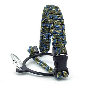 حامل زجاجات واسع الفوهة بحزام يدوي وحبل ملون - Product Image 2