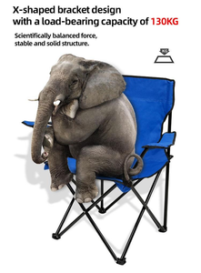 Chaise pliante <span class=keywords><strong>de</strong></span> plage et <span class=keywords><strong>de</strong></span> <span class=keywords><strong>camping</strong></span> portable, en tissu Oxford léger, moderne, écologique, avec support en acier durable - Product Image 3