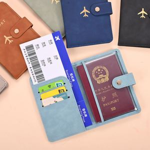Funda Universal para Pasaporte de Cuero PU, Organizador de Viaje de Cuero PU para Pasaporte, Boletos, Tarjetas de Crédito y Tarjetas de Embarque - Product Image 1