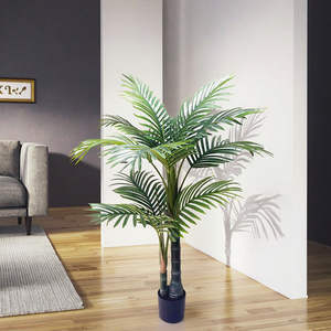 <span class=keywords><strong>Mini</strong></span> Pianta Decorativa per Casa, Verde, per Soggiorno, Alta Qualità, Piccola Pianta Artificiale Ornamentale Tropicale in PVC con Vaso - Product Image 6
