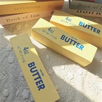 Bâton de beurre super doux à rebond lent, jouet d'extrusion, simulation alimentaire, décompression, matériau PU, lait, emballé individuellement