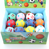 Ballon rebondissant de 6 cm, jouet anti-stress, jouet sensoriel pour enfants, ballon de basket en caoutchouc haute élasticité, ballon rebondissant pour l'extérieur