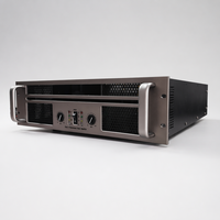 Amplificateur audio métallique 3U haute puissance Classe TD 1800Wx2 8ohm avec filtre VHF pour montage en rack, idéal pour les spectacles en extérieur, les roadshows et les festivals (système Line Array)