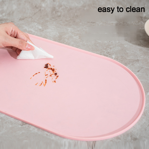 Low Price Thick Food Grade Silicon Pet Feeding <b>Mat</b> Anti-Slip Easy To Clean Logo Custom For <b>Cats</b> Dogs Feeding - Product Image 5