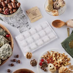 6 Cavity Cloud Shape Silicone Cake Mold, DIY Handmade Soap & Candle Mold, Food Grade Pudding <b>Baking</b> Tool, Factory Stock - Product Image 3