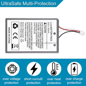Tùy chỉnh ps5 điều khiển pin 3.65V 1650mAh có thể sạc lại pin với cáp có thể thay thế pin lithium polymer - Product Image 4
