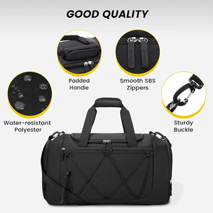 <span class=keywords><strong>Bolsa</strong></span> <span class=keywords><strong>de</strong></span> deporte impermeable con cierre <span class=keywords><strong>de</strong></span> cremallera, <span class=keywords><strong>bolsa</strong></span> <span class=keywords><strong>de</strong></span> gimnasio <span class=keywords><strong>de</strong></span> <span class=keywords><strong>trabajo</strong></span> <span class=keywords><strong>de</strong></span> fin <span class=keywords><strong>de</strong></span> semana negra grande personalizada para hombres - Product Image 5