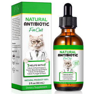 Gouttes naturelles antibactériennes pour chats, anti-inflammatoires, antibactériennes, antivirales, antifongiques, complément alimentaire pour chats, directement de l'usine - Product Image 1