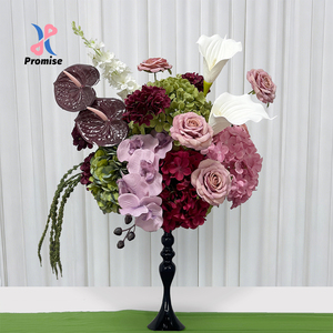 ดอกไม้ประดิษฐ์ อาทอยน์ แคลล่าลิลลี่ และกล้วยไม้ ฉากหลังงานแต่งงานที่เหมือนจริง สำหรับตกแต่งงานเลี้ยงต้อนรับเปิดเทอม - Product Image 1